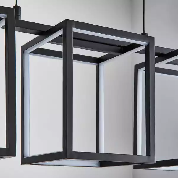 Dunelm Depere 3 Light Integrated LED Black Ceiling Fitting 5 Dunelm Depere 3 Light Integrated LED Black Ceiling Fitting - Image 3