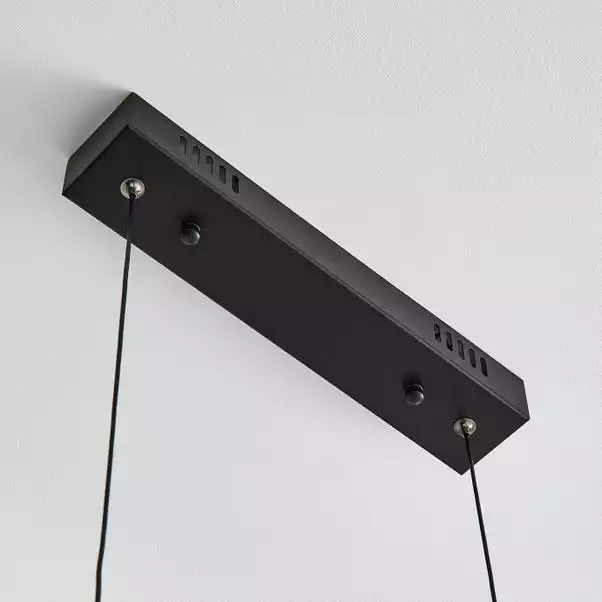 Dunelm Depere 3 Light Integrated LED Black Ceiling Fitting 6 Dunelm Depere 3 Light Integrated LED Black Ceiling Fitting - Image 4