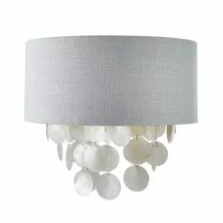 Dunelm Gemini Capiz Easy Fit Pendant -all lighting Sales Store 30753396 alt05
