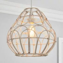 Dunelm Decorative Cane Easy Fit Pendant