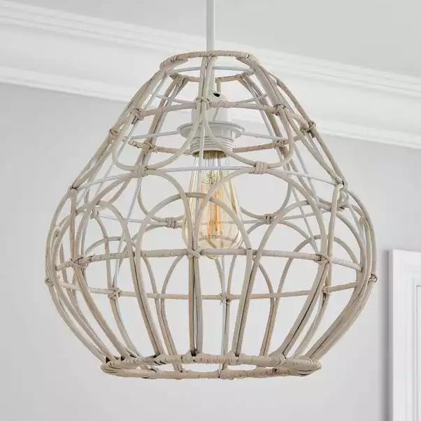 Dunelm Decorative Cane Easy Fit Pendant 4 Dunelm Decorative Cane Easy Fit Pendant - Image 2
