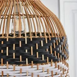 Dunelm Yanha Rattan Easy Fit Pendant 40cm 10 Dunelm Yanha Rattan Easy Fit Pendant 40cm -all lighting Sales Store 30753427 alt02