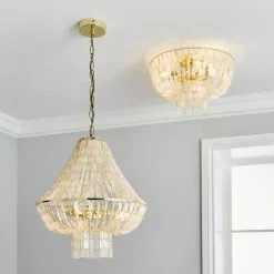 Dunelm Abanna Flush Ceiling Fitting 13 Dunelm Abanna Flush Ceiling Fitting -all lighting Sales Store 30753429 alt06