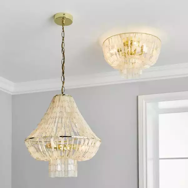 Dunelm Abanna Flush Ceiling Fitting 8 Dunelm Abanna Flush Ceiling Fitting - Image 6
