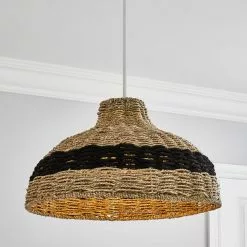 Dunelm Yanha Rattan Easy Fit Pendant 40cm