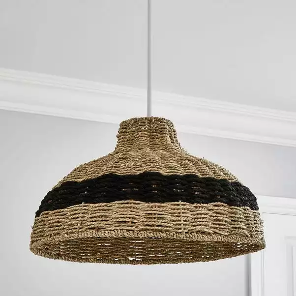 Dunelm Yanha Rattan Easy Fit Pendant 40cm 4 Dunelm Yanha Rattan Easy Fit Pendant 40cm - Image 2