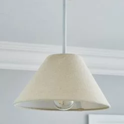 Dunelm Luna Conical Natural Shade 25cm 7 Dunelm Luna Conical Natural Shade 25cm -all lighting Sales Store 30754789 alt01