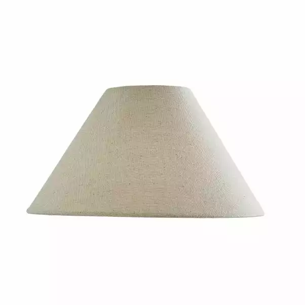 Dunelm Luna Conical Natural Shade 25cm 6 Dunelm Luna Conical Natural Shade 25cm - Image 4