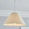 Dunelm Luna Conical Natural Shade 35cm -all lighting Sales Store 30754790