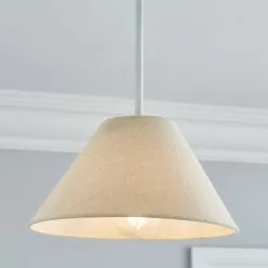 Dunelm Luna Conical Natural Shade 35cm