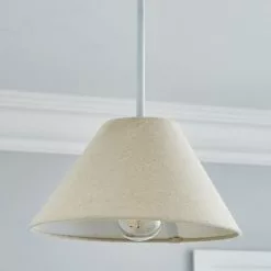 Dunelm Luna Conical Natural Shade 35cm 7 Dunelm Luna Conical Natural Shade 35cm -all lighting Sales Store 30754790 alt01
