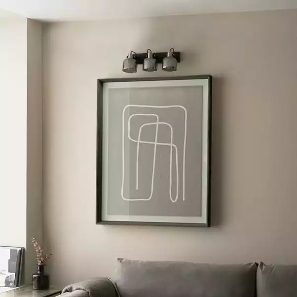 Dunelm Palazzo 3 Light Smoked Glass Spotlight Bar 6 Dunelm Palazzo 3 Light Smoked Glass Spotlight Bar - Image 4