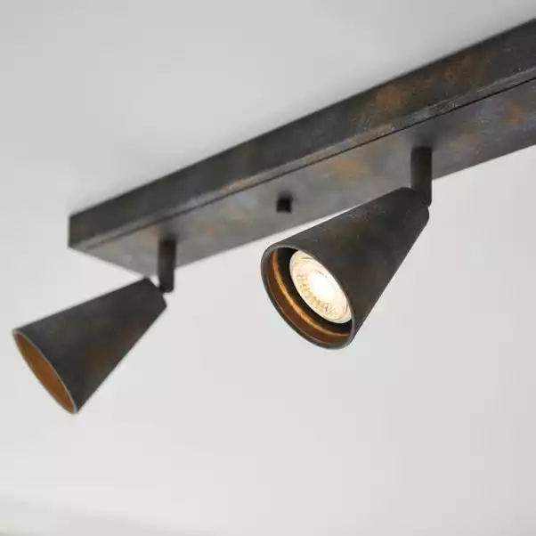 Dunelm Grove Grey 4 Light Spotlight Bar 7 Dunelm Grove Grey 4 Light Spotlight Bar - Image 5