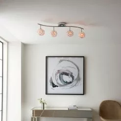 Dunelm Cecillie 4 Light Spotlight Bar 10 Dunelm Cecillie 4 Light Spotlight Bar -all lighting Sales Store 30754828 alt02