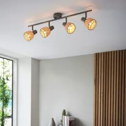 Dunelm Ohio 4 Light Grey Spotlight Bar -all lighting Sales Store 30754833 alt02