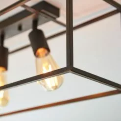 Dunelm London 3 Light Bronze Spotlight Bar -all lighting Sales Store 30754838 alt04