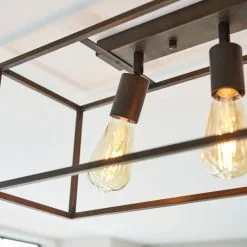 Dunelm London 3 Light Bronze Spotlight Bar -all lighting Sales Store 30754838 alt05