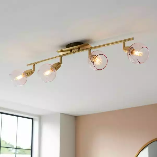 Dunelm Tia 4 Light Spotlight Bar 3 Dunelm Tia 4 Light Spotlight Bar