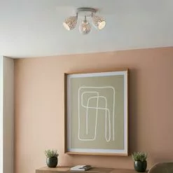 Dunelm Fearne 3 Light White Spotlight -all lighting Sales Store 30754841 alt02