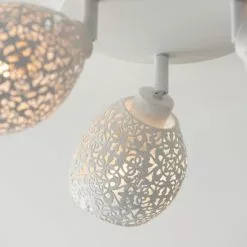 Dunelm Fearne 3 Light White Spotlight -all lighting Sales Store 30754841 alt05