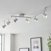 Dunelm Alto 6 Light Chrome Spotlight Bar -all lighting Sales Store 30754842