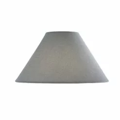 Dunelm Luna Conical Grey Shade 25cm -all lighting Sales Store 30755331 alt05