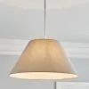 Dunelm Luna Conical Grey Shade 35cm 1 Dunelm Luna Conical Grey Shade 35cm -all lighting Sales Store 30755332