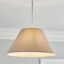 Dunelm Luna Conical Grey Shade 35cm