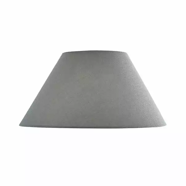 Dunelm Luna Conical Grey Shade 35cm 6 Dunelm Luna Conical Grey Shade 35cm - Image 4