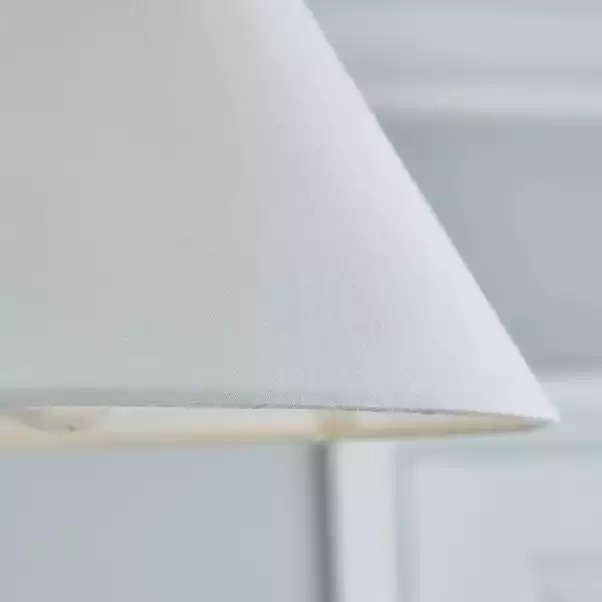 Dunelm Luna Conical Ivory Shade 25cm 5 Dunelm Luna Conical Ivory Shade 25cm - Image 3