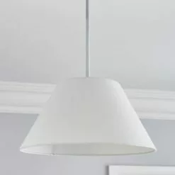 Dunelm Luna Conical White Shade 35cm 7 Dunelm Luna Conical White Shade 35cm -all lighting Sales Store 30755334 alt01