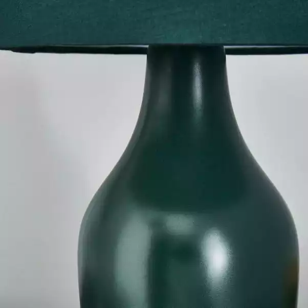 Dunelm Ava Bottle Green Table Lamp 6 Dunelm Ava Bottle Green Table Lamp - Image 4
