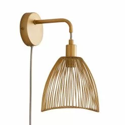 Elements Jaula Gold Easy Fit Plug In Wall Light 12 Elements Jaula Gold Easy Fit Plug In Wall Light -all lighting Sales Store 30755627 alt05