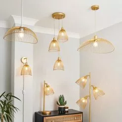 Elements Jaula Gold Easy Fit Plug In Wall Light 13 Elements Jaula Gold Easy Fit Plug In Wall Light -all lighting Sales Store 30755627 alt06