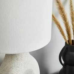 Dunelm Dinah Sculptural White Table Lamp 10 Dunelm Dinah Sculptural White Table Lamp -all lighting Sales Store 30755681 alt02