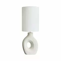 Dunelm Dinah Sculptural White Table Lamp 12 Dunelm Dinah Sculptural White Table Lamp -all lighting Sales Store 30755681 alt05