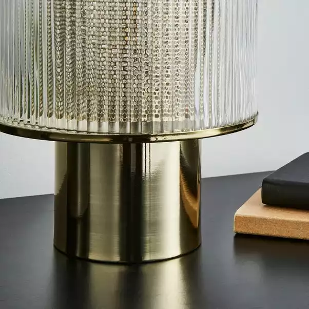 Dunelm Kruze Glass Table Lamp 6 Dunelm Kruze Glass Table Lamp - Image 4