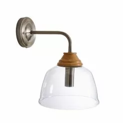 Churchgate Croxton Wood Glass Wall Light -all lighting Sales Store 30755689 alt05