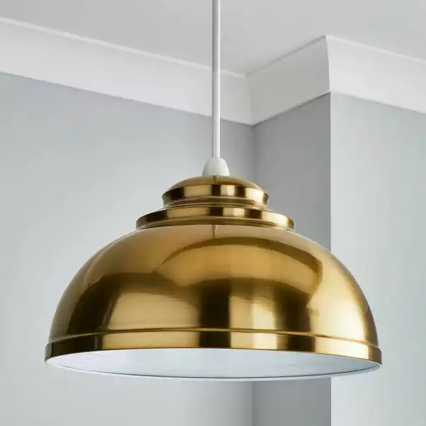 Dunelm Galley Gold Easy Fit Pendant 4 Dunelm Galley Gold Easy Fit Pendant - Image 2