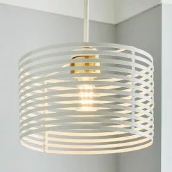 Dunelm Kiel White Easy Fit Pendant