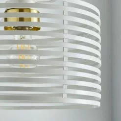 Dunelm Kiel White Easy Fit Pendant 9 Dunelm Kiel White Easy Fit Pendant -all lighting Sales Store 30755718 alt02