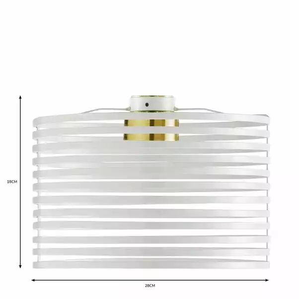 Dunelm Kiel White Easy Fit Pendant 7 Dunelm Kiel White Easy Fit Pendant - Image 5