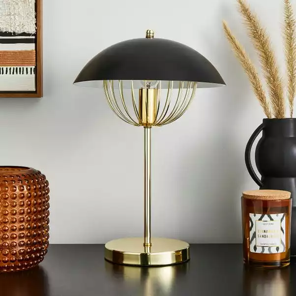 Dunelm Emzo Black Table Lamp 4 Dunelm Emzo Black Table Lamp - Image 2