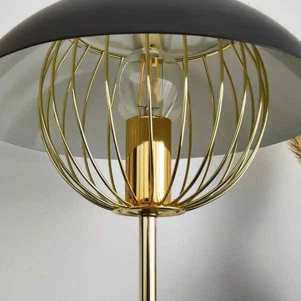 Dunelm Emzo Black Table Lamp 5 Dunelm Emzo Black Table Lamp - Image 3