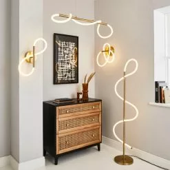 Dunelm Flexi Integrated LED Wall Light 50cm 13 Dunelm Flexi Integrated LED Wall Light 50cm -all lighting Sales Store 30755728 alt06