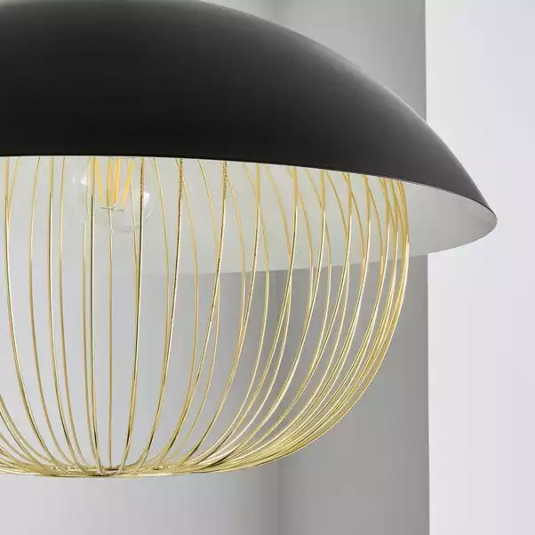 Dunelm Emzo Black Ceiling Fitting 50cm 5 Dunelm Emzo Black Ceiling Fitting 50cm - Image 3