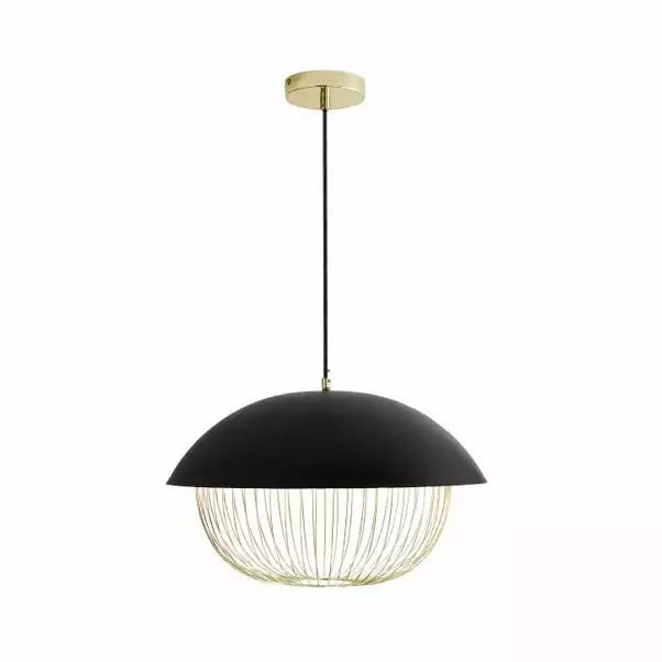 Dunelm Emzo Black Ceiling Fitting 50cm 7 Dunelm Emzo Black Ceiling Fitting 50cm - Image 5