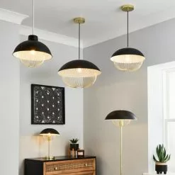 Dunelm Emzo Black Ceiling Fitting 50cm 13 Dunelm Emzo Black Ceiling Fitting 50cm -all lighting Sales Store 30755730 alt06