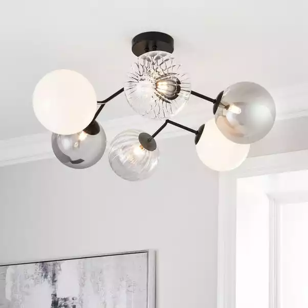 Dunelm Nila 6 Light Ceiling Fitting 3 Dunelm Nila 6 Light Ceiling Fitting