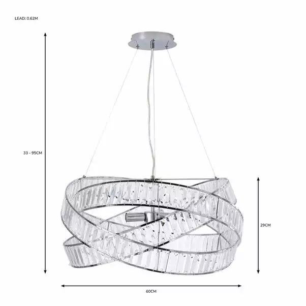 Dunelm Lilia 3 Light Ceiling Fitting 8 Dunelm Lilia 3 Light Ceiling Fitting - Image 6